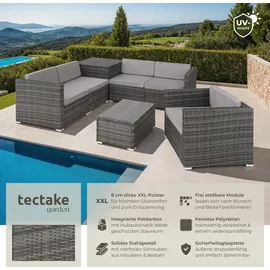 Tectake Pisa Lounge-Set grau