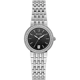 Nur Zeit Bulova Versilbert/Stahl   Kollektion Classic Lady Diamond - frau