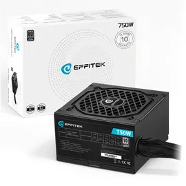 Effitek 750 Watt Netzteil für PC Gaming 12V ATX 3.1