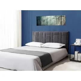 vente-unique Bettkopfteil, Grau, 160 cm,