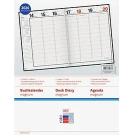 Rido Buchkalender magnum schwarz 2026