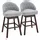 Costway Barhocker 2er-Set drehbar