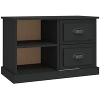 Furnicato TV-Schrank Schwarz 73x35,5x47,5 cm Holzwerkstoff