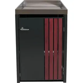 MCW Mülltonnenverkleidung O67 125 x 84 cm anthrazit