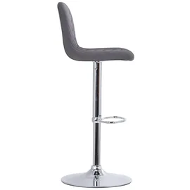 byLIVING Barhocker Casino 41 x 52,5 x 88,5-110 cm Anthrazit