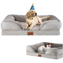 Ecosa Hundekorb EO-6080 71 x 58 x 18 cm grau