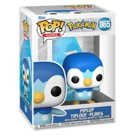 Funko Pokemon - Piplup Tiplouf Plinfa 865 - Funko Pop! Vinyl Figur - Transparent