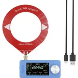 0,5-108 MHz Tragbares Mini-Radio mit 1,9-Zoll-IPS-Bildschirm LSB/USB/AM/FM Mini-Taschenradio Allband-Radioempfänger mit Antenne