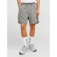 JACK & JONES 12269909 Kurze Hose - Gray Flannel