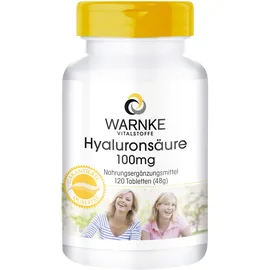 Warnke Vitalstoffe GmbH HYALURONSÄURE 100 mg Tabletten 120 St