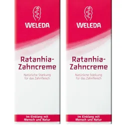 Weleda Ratanhia-Zahncreme  - für langanhaltend frischen Atem, entfernt Plaque & schützt so vor Karies