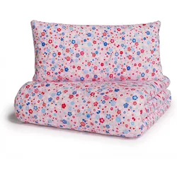 andas Bettwäsche »Mariby«, mit feinem Blümchen Design, skandinavisch, romantische Bettwäsche andas rosé B/L: 135 cm x 200 cm