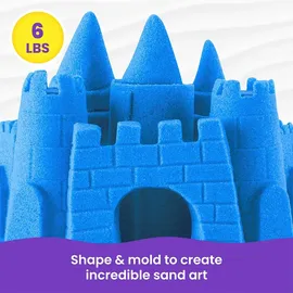 Spin Master Kinetic Sand Knete 2,7 kg Blau/Khaki