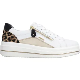remonte Sneaker Damen Weiß/Gold 42