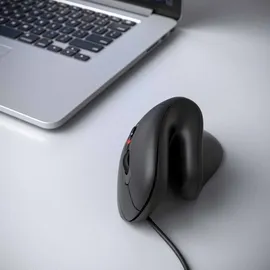 CSL Ergonomische Maus schwarz
