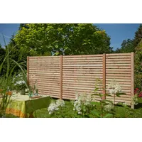 Kiehn-Holz Dichtzaun Set 3-tlg. 4,86 x 1,8 m natur 3343454481