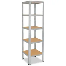 shelfplaza Schwerlastregal Metall 200x50x50 cm silber