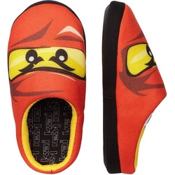 LEGO® LEGO Ninjago Kinder Hausschuhe Pantoffeln Puschen Orange Ninja Jungen + Mädchen Schuhe Gr. 24 25 26 27 28 29 30 31 Hausschuh 26/27
