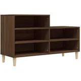 vidaXL Schuhregal 102 x 36 x 60 cm braun Eichen-Optik