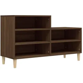 vidaXL Schuhregal 102 x 36 x 60 cm braun Eichen-Optik