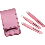 Tweezerman Mini Pinzetten Set, 3-tlg. Pink