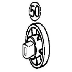 Panasonic Ersatzteil EY 3654 NR. 50 Piston Joint Kolbenaufnahme