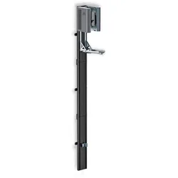 Fahrrad Wandständer vertikal Lift Cranit WS5 mechanischer Wandlift schwarz silber