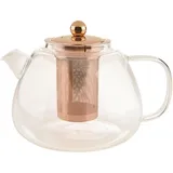 LEONARDO Tè per TE Einzelne Teekanne 1500 ml, Transparent, Glas, Teefilter, 150 mm