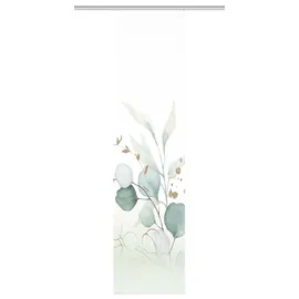 home in green ABANIO 1, grün, B:60cm H:245cm, Polyester, 245x60 cm, halbtransparent, Farbe:grün, Größe:245 x 60 cm, Anzahl:1x