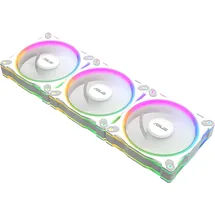 Asus PRIME MR120 ARGB Reverse Triple Pack Gehäuselüfter weiß, 120 mm, PWM