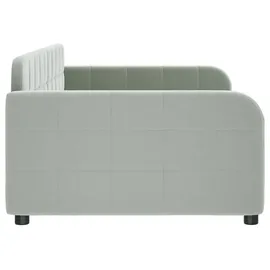 vidaXL Tagesbett 100 x 190 cm Hellgrau