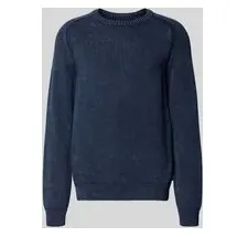 ARMEDANGELS Regular Fit Strickpullover aus reiner Baumwolle Modell 'VAANJO ', Dunkelblau, XL