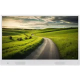 Vestel Fernseher 32 Zoll Android Smart TV HD-Ready Fernseher tragbarer HDR TV mit Akku und Triple-Tuner, Outdoor LED TV 32HA9940W weiß