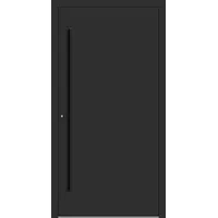 Aluminium  Haustür "VALERIA" 90 mm RC2 BLACKLINE Anthrazit Eisenglimmer DB 703 beidseitig innen öffnend DIN links