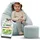 DreamRoots Sitzsack Cord Kinder Sitzsäcke Mädchen Jungen 70x70x105cm - Sitzsack mit Füllung, Hocker, Lehne und Bezug - Bean Bag Chair - Sitzkissen Boden