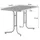 Sieger Boulevard-Klapptisch mit mecalit-Pro-Platte 115 x 70 x 72 cm graphit/schieferdekor anthrazit