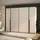 Forte Schwebetürenschrank NARAGO 270,3 x 210,5 x 61,2 cm Beige