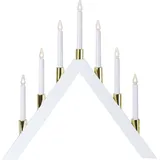 Star Trading LED-Fensterleuchter Halla 53 x 53 cm