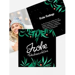 Einladungen Weihnachtskarten selbst gestalten mit Spruch und Fotos im Onlinedesigner bei Meine-Kartenmanufaktur.de