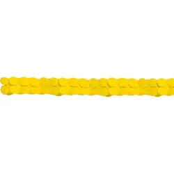 Papier Girlande gelb