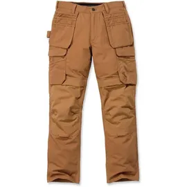 CARHARTT Full Multi Pocket Cargohose - braun, - W28/L30