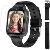 OKYUK 4G Kinder-Smartwatch-Telefon, 1.69 Zoll Kinder-Smartwatch-Telefon mit Video und Telefonanruf