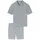 SCHIESSER Pyjama Selected Premium Jacquard Grau 54