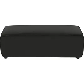 W.Schillig Hocker around-the-block Leder 120 x 39 x 60 cm Grau