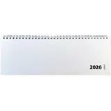 Adina Tischquerkalender 1W2S weiss 2026