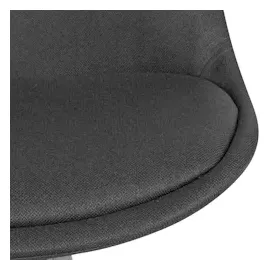 FineBuy 2er Set Esszimmerstuhl Küchenstuhl Stoff Stuhl gepolstert mit Lehne