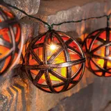 esotec Solar Kugel-Lichterkette Valerie kupfer-gold wetterfest outdoor 103017 - Kupfer/Gold