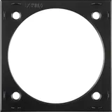 Berker Aufbau-Distanzring Integro Flow/Pure schwarz glänzend
