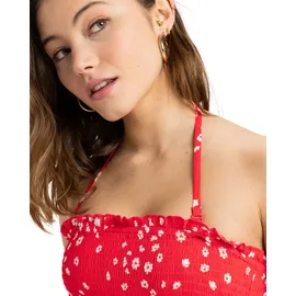 Roxy Jumpsuit "Palm Groves", Damen, Gr. XXL, US-Größen, rot (poppy rot dancing ditsy), 100% Viskose, Overalls Jumpsuit