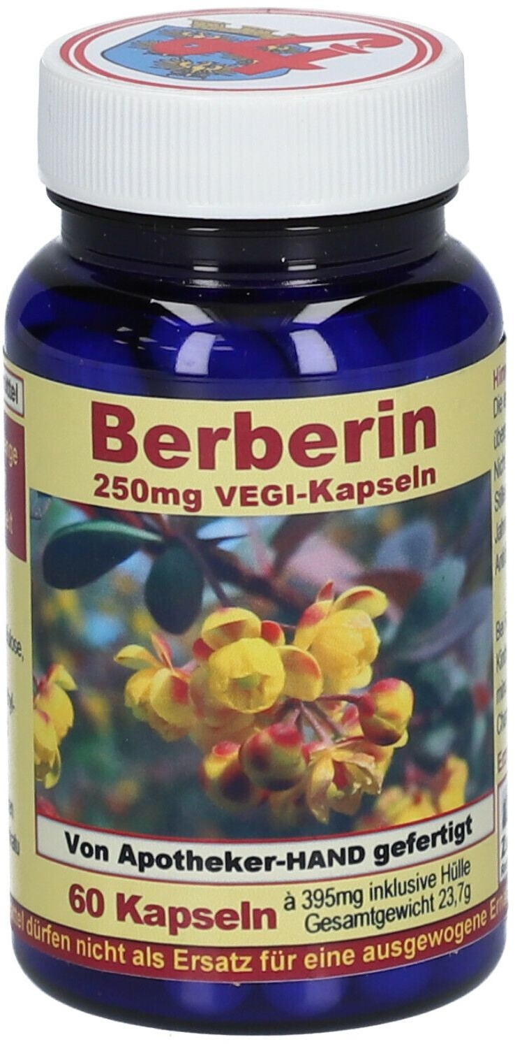 Berberin 250 mg Kapseln 60 St 60 St Kapseln